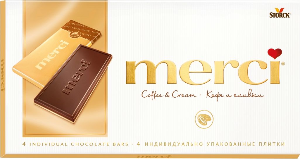 где купить Merci кофе и сливки шоколад, 100 г по лучшей цене