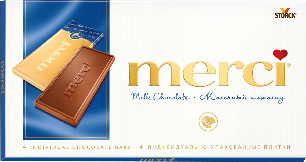 где купить Merci Шоколад молочный, 100 г по лучшей цене