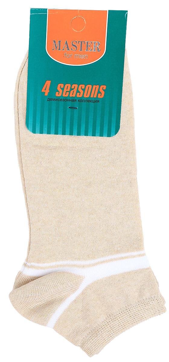 Носки мужские Master Socks, цвет: бежевый. 58034. Размер 2758034 Носки мужские Master Socks, цвет: бежевый. 58034. Размер 2758034Удобные носки Master Socks, изготовленные из высококачественного комбинированного материала, очень мягкие и приятные на ощупь, позволяют коже дышать. Эластичная резинка плотно облегает ногу, не сдавливая ее, обеспечивая комфорт и удобство. Носки с укороченным паголенком оформлены геометрическим принтом на верхней части носка. Удобные и комфортные носки великолепно подойдут к любой вашей обуви.