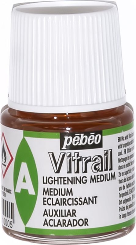 Pebeo Медиум осветляющий (лак-разбавитель) красок Vitrail 45 мл 051-000