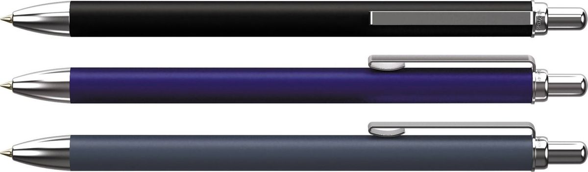 Erich Krause Ручка шариковая Smart RT-300 черная 28304Erich Krause Erich Krause Ручка шариковая Smart RT-300 черная 28304Erich KrauseСтильная автоматическая шариковая ручка с нажимным механизмом. Лаконичный дизайн «без излишеств», мягкое, нескользящее покрытие корпуса «soft touch», самые популярные цвета – оптимальное решение для любителей комфортного и долгого письма. Современный дизайн клипа и кнопки гармонично завершает стилистически выдержанный образ. Цвет корпуса- черный, цвет чернил-синий. Пишущий узел 1. 0 мм. Рекомендуется использовать стержень ErichKrause.Индивидуальная упаковка представлена в двух вариантах – коробочка и блистер.