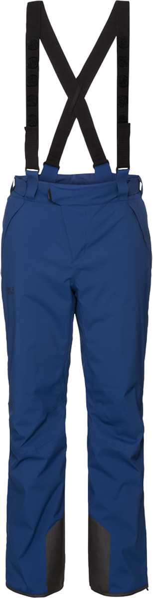 Брюки утепленные мужские Jack Wolfskin Exolight Pants, цвет: синий. 1109501. Размер 501109501 Брюки утепленные мужские Jack Wolfskin Exolight Pants, цвет: синий. 1109501. Размер 501109501Водонепроницаемые, дышащие, теплые и прочные горнолыжные брюки от Jack Wolfskin «Exolight Pants» - идеальный выбор. Они отлично тянутся, были разработаны для удовлетворения особых требований лыжного спорта. Особый наружный материал Texapore Snow (Тексапор Сноу) защитит вас от мокрого снега и холодных горных ветров. Данная версия проверенного защитного материала была специально разработана для зимней спортивной одежды. Эластичность ткани обеспечивает полную свободу движения. В Exolight Pants (Экзолайт Пэнтс) используется износостойкий синтетический утеплитель Microguard (Майкрогард). Он абсолютно невосприимчив к влаге и эффективно сохраняет тепло даже при температуре значительно ниже нуля.Все детали также ориентированы на горнолыжный спорт. А еще имеется специальный карман для вашего горнолыжного абонемента, карман для мобильного телефона, 2 кармана на бедрах, задний карма, съемные ремни и вшитые гамаши, предотвращающие попадание снега снизу, эластичный пояс, водонепроницаемые застежки-молнии.