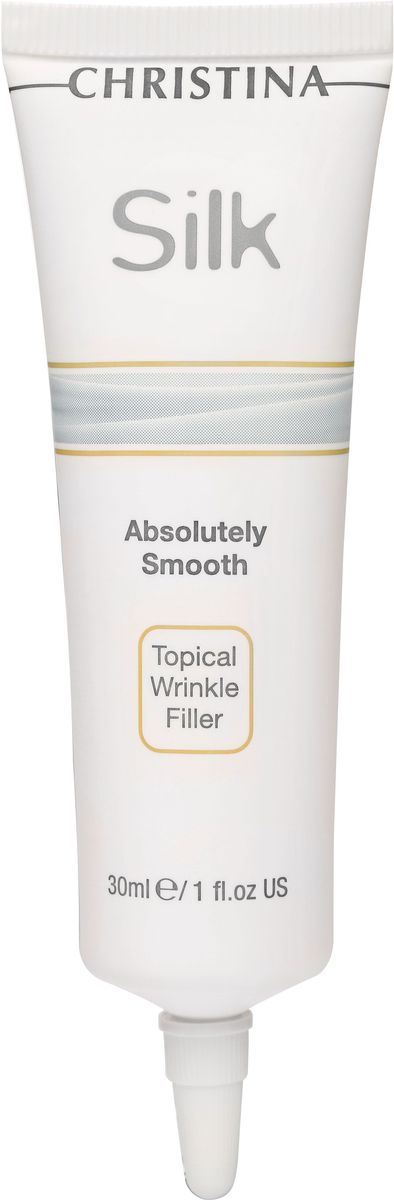 Christina Silk Absolutely Smooth Topical Wrinkle Filler - Сыворотка для местного заполнения морщин 30 млCHR439 Christina Silk Absolutely Smooth Topical Wrinkle Filler - Сыворотка для местного заполнения морщин 30 млCHR439Нежная сыворотка Absolutely Smooth — это безопасная и эффективная альтернатива инъекционным процедурам для разглаживания морщин. При регулярном использовании сыворотки кожа Ваших клиентов будет выглядеть безукоризненно гладкой и нежной как шелк.Результат: Дает немедленный и видимый результат. Заполняет и скрывает мелкие мимические линии и морщинки. Предупреждает появление морщин. Сохраняет естественную индивидуальность лица.Объем: 30 мл.