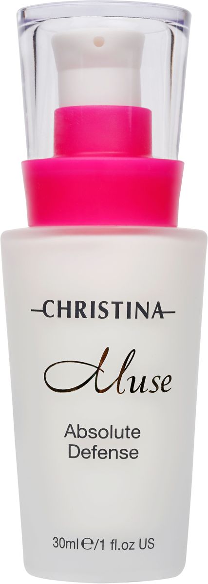 Christina Muse Absolute Defense – Сыворотка Абсолютная защита кожи 30 млMUAD Christina Muse Absolute Defense – Сыворотка Абсолютная защита кожи 30 млMUADChristina Muse Absolute Defense Сыворотка Абсолютная защита кожи разработана для тщательного очищения кожи, нормализации липидного баланса эпителия и сохранения необходимого количества влаги. Данное средство уже после первого применения способствует формированию особого защитного барьера, с помощью которого устраняется возможность контакта эпителия с загрязняющими веществами. Сыворотка осуществляет эффективное омолаживание кожи, оказывает освежающее и тонизирующее действие, предупреждает преждевременное старение. Косметическая сыворотка Christina это лёгкая эмульсия, имеет pH уровень 5,5 и подходит для всех типов кожи.Подходит для типов кожи: сухая, сухая чувствительная, комбинированная, комбинированная чувствительная.Объём: 30 мл