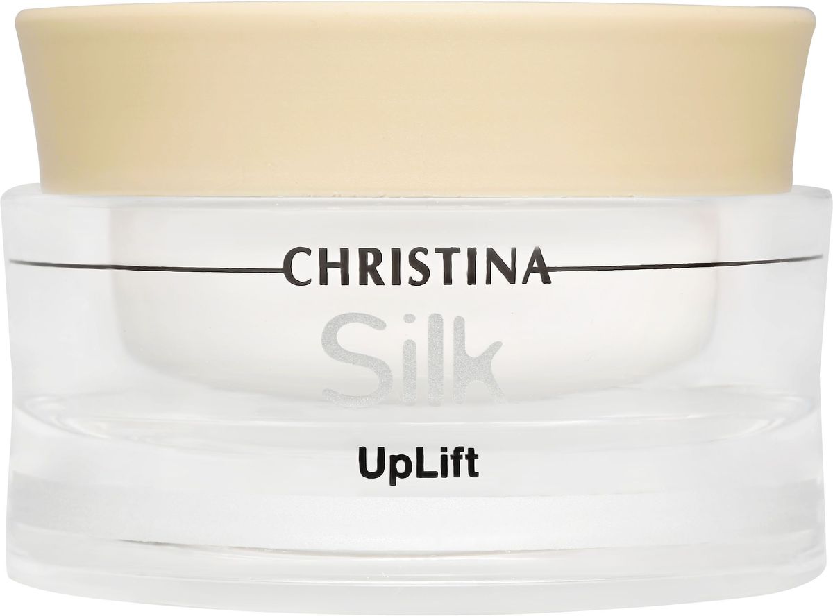 Christina Silk Uplift Cream - Крем для подтяжки кожи 50 млSILKUL Christina Silk Uplift Cream - Крем для подтяжки кожи 50 млSILKULКрем для подтяжки кожи Christina Silk Uplift Cream. Формула этого крема содержит липиды тутового шелкопряда, укрепляющие кожу вещества нового поколения и антиоксиданты, снижающие потерю кожей влаги. В составе крема присутствуют экстракты листьев зеленого чая и цветов липы, которые обладают противовоспалительным свойством, а также токоферил ацетат, который защищает кожу от УФ-лучей. Эффект действия крема заметен уже через несколько минут после его нанесения – кожа подтягивается, становится гладкой и шелковистой.Объём: 50 мл