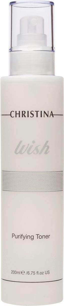 Christina Wish Purifying Toner - Очищающий тоник 200 млWPT-468 Christina Wish Purifying Toner - Очищающий тоник 200 млWPT-468Очищающий тоник Christina Wish Purifying Toner создан для деликатного умывания. Средство мягко удаляет загрязнения благодаря натуральному экстракту сапонарии, который находится среди его ингредиентов. Также специалисты компании Кристина добавили в состав продукта экстракты ромашки и орешника, которые обладают вяжущим и успокаивающим действием. Средство не раздражает кожу и сохраняет ее естественный рН баланс. После применения очищающего тоника от Christina кожа становится мягкой и нежной, увлажненной и здоровой, красивой и сияющей.Объём: 200 мл