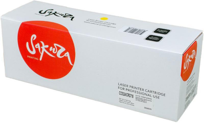 Sakura CC532A, Yellow тонер-картридж для HP Color LaserJet CM2320fxiMFP/CM2320nMFP/CM2320nfMFP/CP2025/CP2025n/CP2025dn/CP2025x/CANON LBP 7200/7200cn/iC MF8330/8350CdnSACC532A/CRG718Y Sakura CC532A, Yellow тонер-картридж для HP Color LaserJet CM2320fxiMFP/CM2320nMFP/CM2320nfMFP/CP2025/CP2025n/CP2025dn/CP2025x/CANON LBP 7200/7200cn/iC MF8330/8350CdnSACC532A/CRG718YТонер-картридж Sakura CC530A/CRG718K для лазерных принтеров HP Color LaserJet CM2320fxiMFP/CM2320nMFP/CM2320nfMFP/CP2025/CP2025n/CP2025dn/CP2025x/CANON LBP 7200/7200cn/iC MF8330/8350Cdn является альтернативным решением для замены оригинальных картриджей. Он печатает с тем же качеством и имеет тот же ресурс, что и оригинальный картридж. В картриджах компании Sakura используется химический синтезированный тонер, который в отличие от дешевого тонера из перемолотого полимера, не царапает, а смазывает печатающий вал, что приводит к возможности многократных перезаправок картриджей. Такой подход гарантирует долгий срок службы принтера, превосходное качество и стабильность печати.Тонер-картриджи Sakura производятся при строгом соответствии стандартам ISO 9001 и ISO 14001, что подтверждено международными сертификатами.