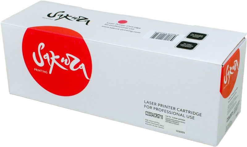 Sakura CC533A, Red тонер-картридж для HP Color LaserJet CM2320fxiMFP/CM2320nMFP/CM2320nfMFP/CP2025/CP2025n/CP2025dn/CP2025x/CANON LBP 7200/7200cn/iC MF8330/8350CdnSACC533A/CRG718M Sakura CC533A, Red тонер-картридж для HP Color LaserJet CM2320fxiMFP/CM2320nMFP/CM2320nfMFP/CP2025/CP2025n/CP2025dn/CP2025x/CANON LBP 7200/7200cn/iC MF8330/8350CdnSACC533A/CRG718MТонер-картридж Sakura CC533A для лазерных принтеров HPColor LaserJet CM2320fxiMFP/CM2320nMFP/CM2320nfMFP/CP2025/CP2025n/CP2025dn/CP2025x/CANON LBP 7200/7200cn/iC MF8330/8350Cdn является альтернативным решением для замены оригинальных картриджей. Он печатает с тем же качеством и имеет тот же ресурс, что и оригинальный картридж. В картриджах компании Sakura используется химический синтезированный тонер, который в отличие от дешевого тонера из перемолотого полимера, не царапает, а смазывает печатающий вал, что приводит к возможности многократных перезаправок картриджей. Такой подход гарантирует долгий срок службы принтера, превосходное качество и стабильность печати.Тонер-картриджи Sakura производятся при строгом соответствии стандартам ISO 9001 и ISO 14001, что подтверждено международными сертификатами.