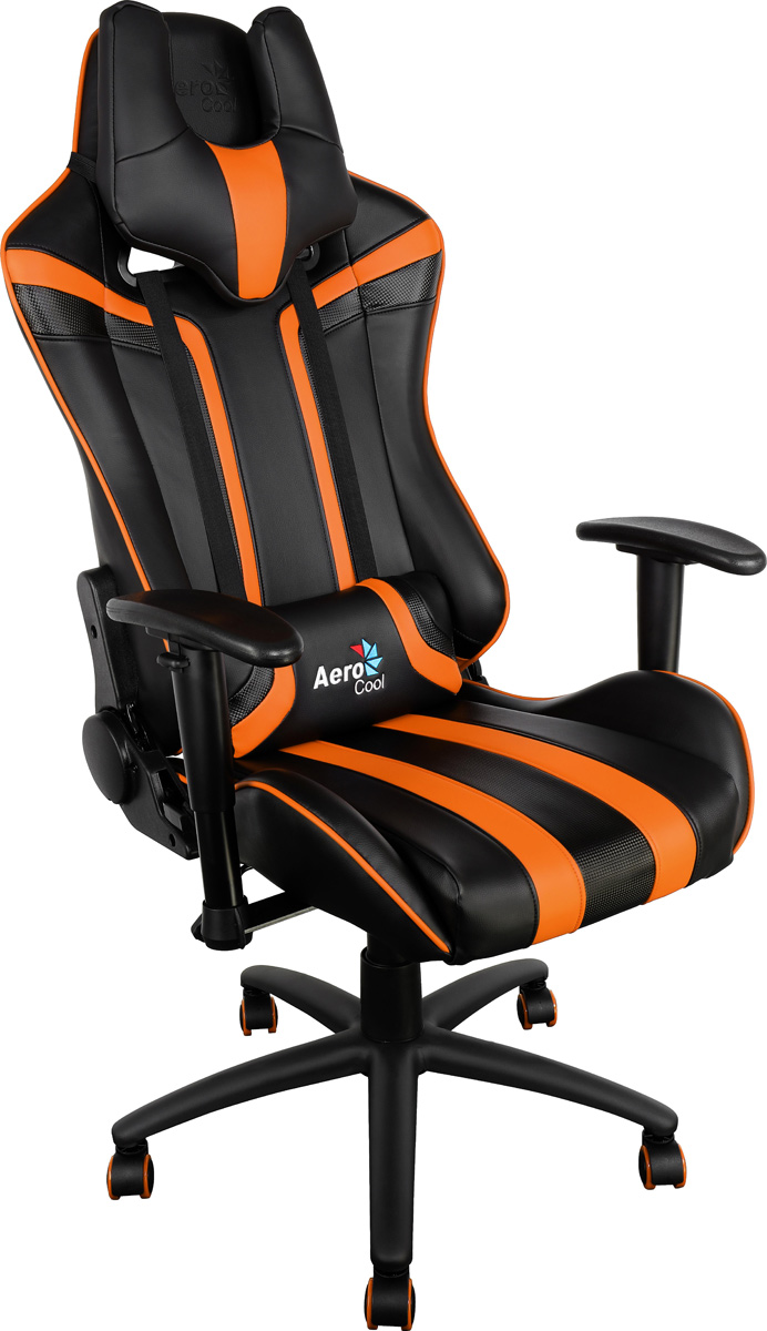 Aerocool AC120-BO, Black Orange игровое кресло428419 Aerocool AC120-BO, Black Orange игровое кресло428419Игровое кресло AC120 по внешнему виду напоминает сидение спортивной машины. С ним ваша комната превратится в настоящий геймерский болид. Почувствуйте мягкость качественной искусственной кожи и рельеф отделки под углеволокно. Захотелось немного вздремнуть, чтобы повысить продуктивность, встряхнуть свою память и пополнить запасы энергии? Просто откиньте спинку кресла на 180°, ложитесь поудобнее и наслаждайтесь легким сном или отдыхом. Настоящее гоночное кресло (с гоночными полосами!) и поддерживающей набивкой во всех точках контакта с телом пользователя. Оно готово обеспечить долгие часы комфортной игры!