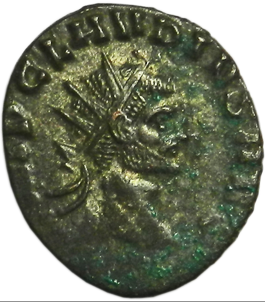 Монета антониниан. Клавдий II Готский, 268-270 гг. Бронза. Античный Рим (Фидес)