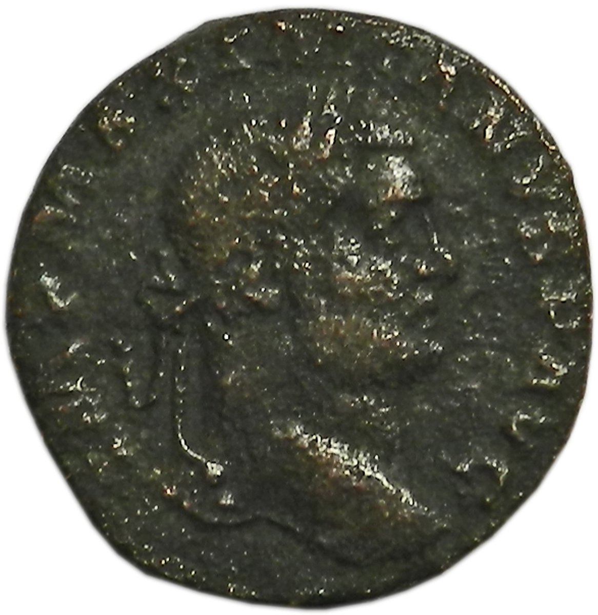 Монета фоллис Максимиан 296-297 гг. (Гений)