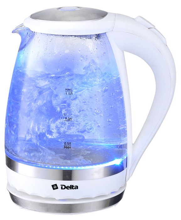 Delta DL-1202, White чайник электрический