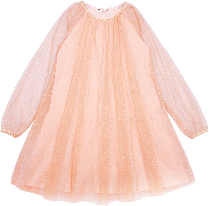 Платье для девочки Cherubino, цвет: персиковый. CAK 61689. Размер 146