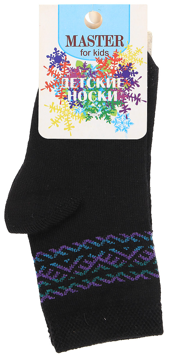 Носки детские Master Socks, цвет: черный. 52504. Размер 1652504 Носки детские Master Socks, цвет: черный. 52504. Размер 1652504Удобные носки Master Socks, изготовленные из высококачественного комбинированного материала с высоким содержанием полушерсти, очень мягкие и приятные на ощупь, позволяют коже дышать и отлично греют.Эластичная резинка плотно облегает ногу, не сдавливая ее, обеспечивая комфорт и удобство. Носки с паголенком классической длины. Практичные и комфортные носки великолепно подойдут к любой вашей обуви.