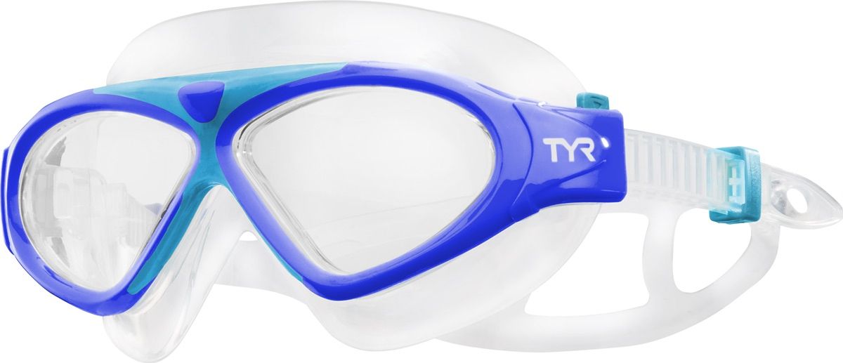 Маска для плавания детская Tyr Junior Magna Swim Mask, цвет: голубой. LGMSMJLGMSMJ Маска для плавания детская Tyr Junior Magna Swim Mask, цвет: голубой. LGMSMJLGMSMJДетская маска TYR Magna Swim Mask отлично подойдет как для занятий спортом и отдыхом на открытой воде, так и для тренировок в бассейне. Широкие линзы обеспечивают четкий обзор под водой и защитят от ультрафиолетовых лучей. Уплотнитель и ремешок изготовленные из силикона, обеспечивают комфортную и удобную посадку маски. Легкая настройка маски позволит подобрать нужный вам размер.