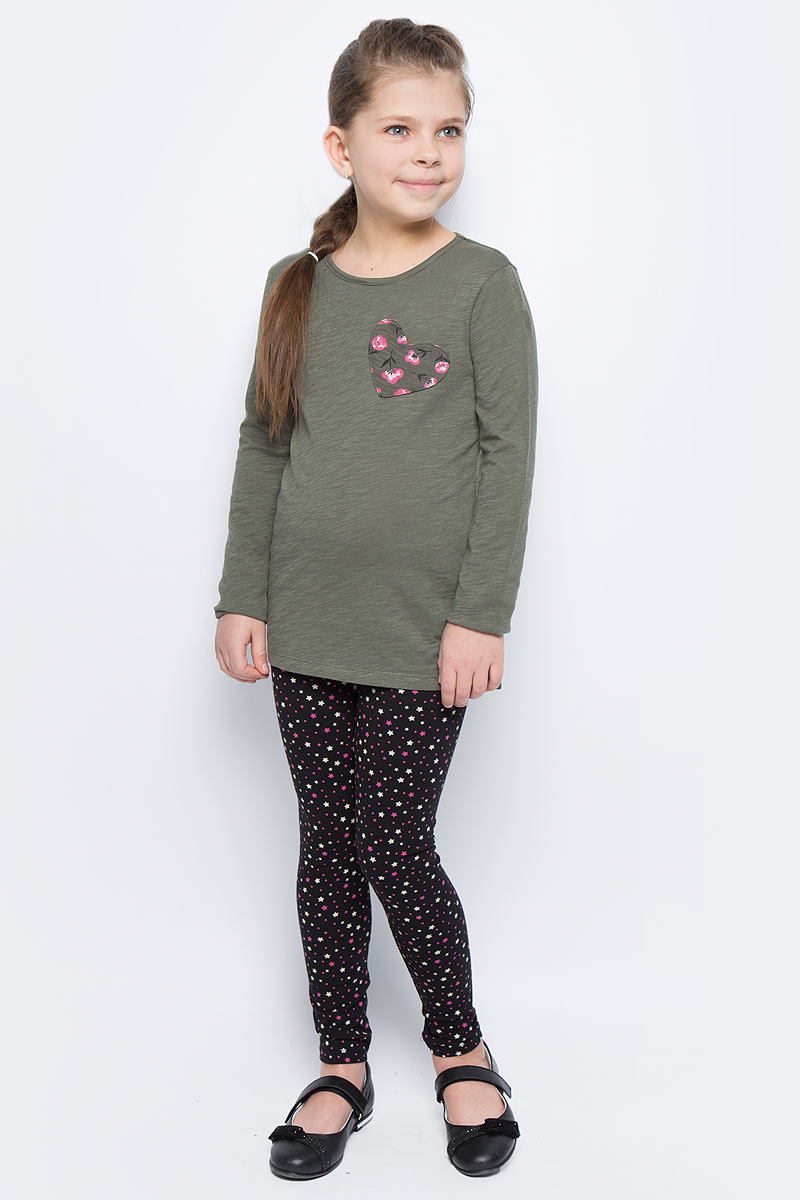 Леггинсы для девочки United Colors of Benetton, цвет: черный. 3DY5I0446_922. Размер 1503DY5I0446_922 Леггинсы для девочки United Colors of Benetton, цвет: черный. 3DY5I0446_922. Размер 1503DY5I0446_922Леггинсы для девочки выполнены из качественного материала. Облегающая модель стандартной посадки дополнены эластичной резинкой на талии и оформлены оригинальным принтом.