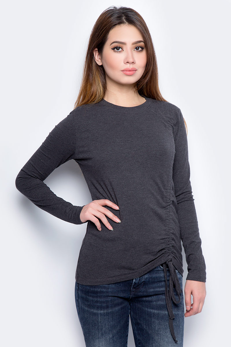Лонгслив женский Only, цвет: темно-серый. 15151837_Dark Grey Melange. Размер M (42) цена Лонгслив женский Only, цвет: темно-серый. 15151837_Dark Grey Melange. Размер M (42) цены онлайн