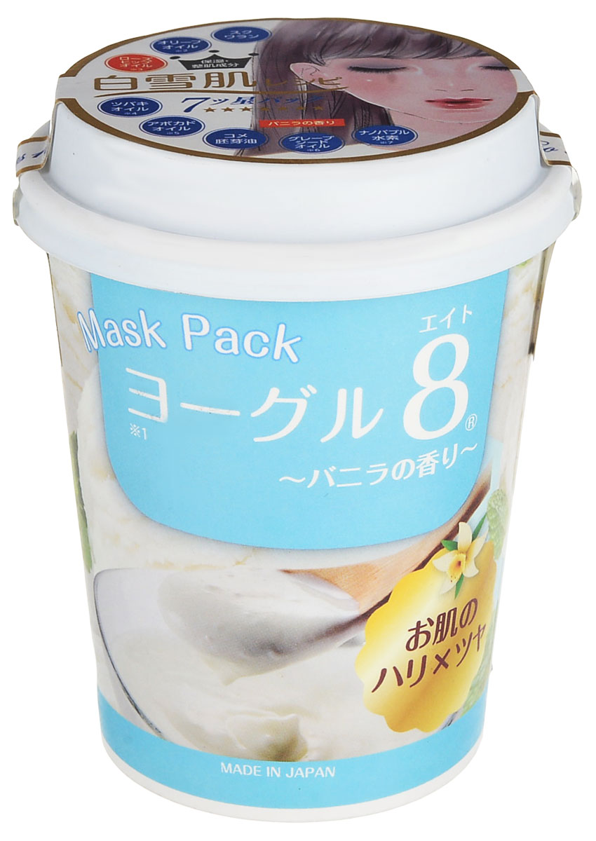 Kyo Tomo Маска для лица Yoguru 8 vanilla (ваниль), 24 г