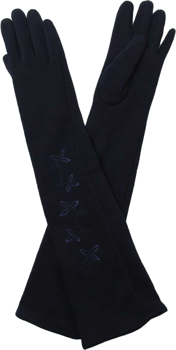 Перчатки женские Venera, цвет: темно-синий. 9501311-11. Размер универсальный