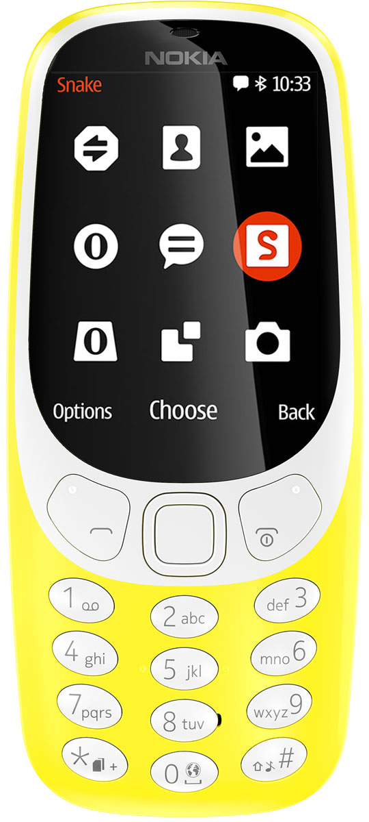 Nokia 3310 DS, Yellow