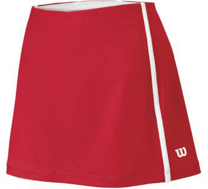 Юбка для тенниса женская Wilson Team 12.5, цвет: красный. WRA724702. Размер S (44)WRA724702 Юбка для тенниса женская Wilson Team 12.5, цвет: красный. WRA724702. Размер S (44)WRA724702Теннисная юбка Wilson «Team 12.5» создает женственный образ. Модель, изготовленная из полиэстера и спандекса, невероятно легкая приятная на ощупь, не сковывает движения, обеспечивая комфорт. Эластичный пояс выгодно подчеркивает фигуру и обеспечивает надежную посадку. Модель идеальна для занятий теннисом.