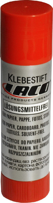 Laco Клей-карандаш 20 г2613030 Laco Клей-карандаш 20 г2613030Клеящий карандаш позволяет быстро и надежно склеивать бумагу, картон и другие материалы. Масса - 20 г