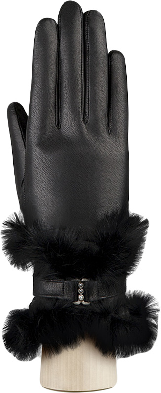 Перчатки женские Labbra, цвет: черный. LB-3006. Размер 6,5