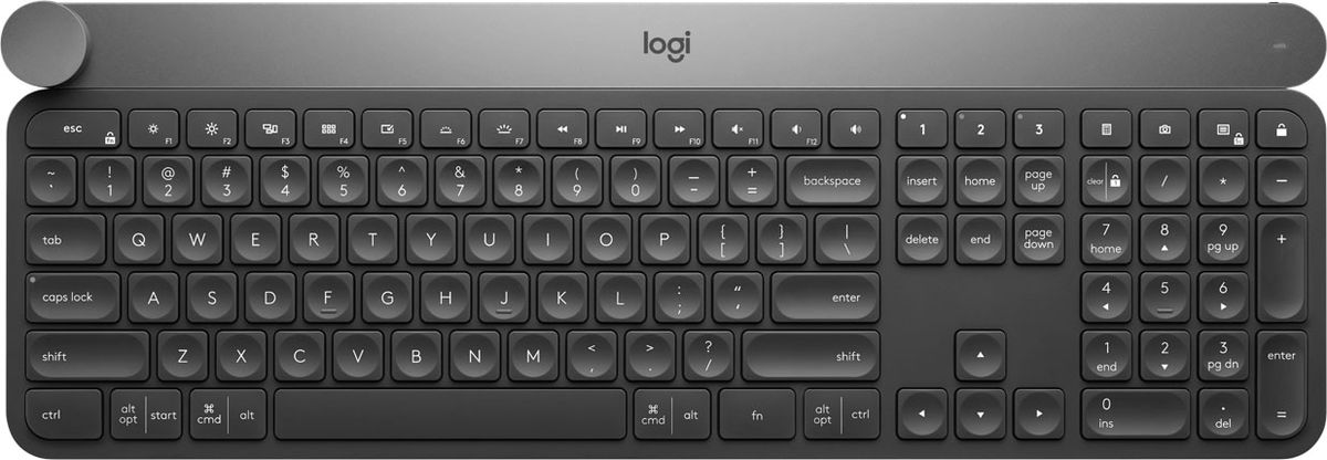 Logitech Craft, Black беспроводная клавиатура