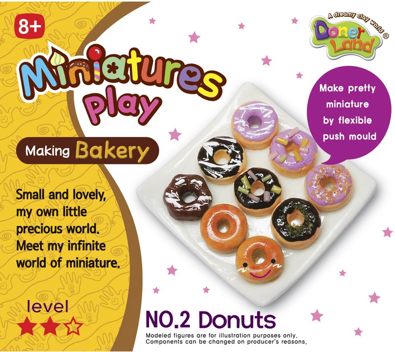 Miniatures Play Масса для лепки Donuts