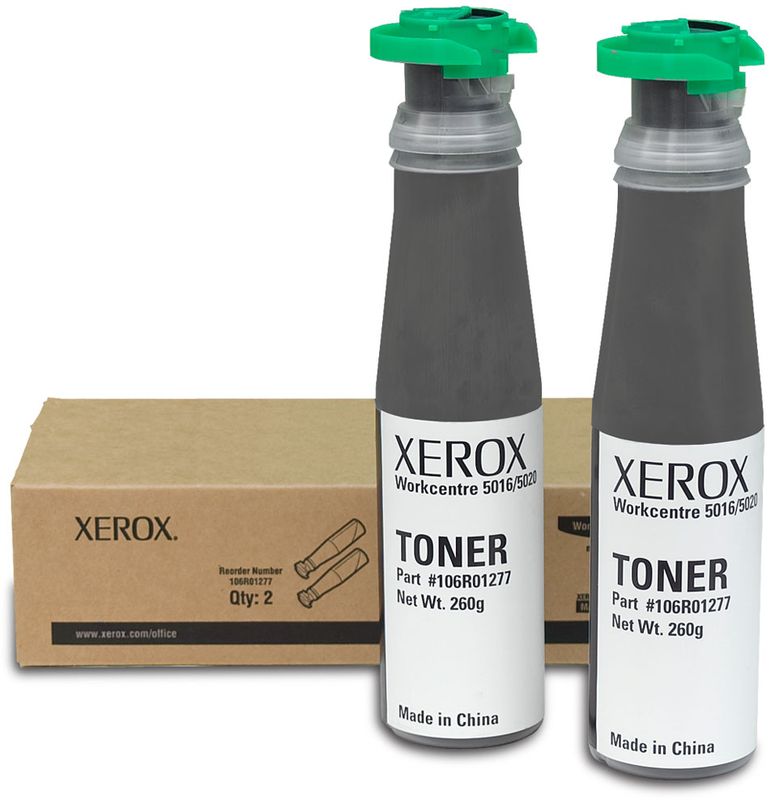 Xerox 106R01277, Black комплект картриджей для Xerox WorkCentre 5016/5020