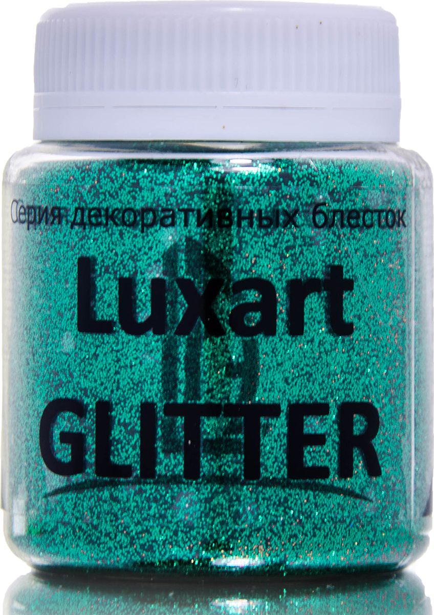 Luxart Блестки декоративные LuxGlitter цвет зеленый 80 мл