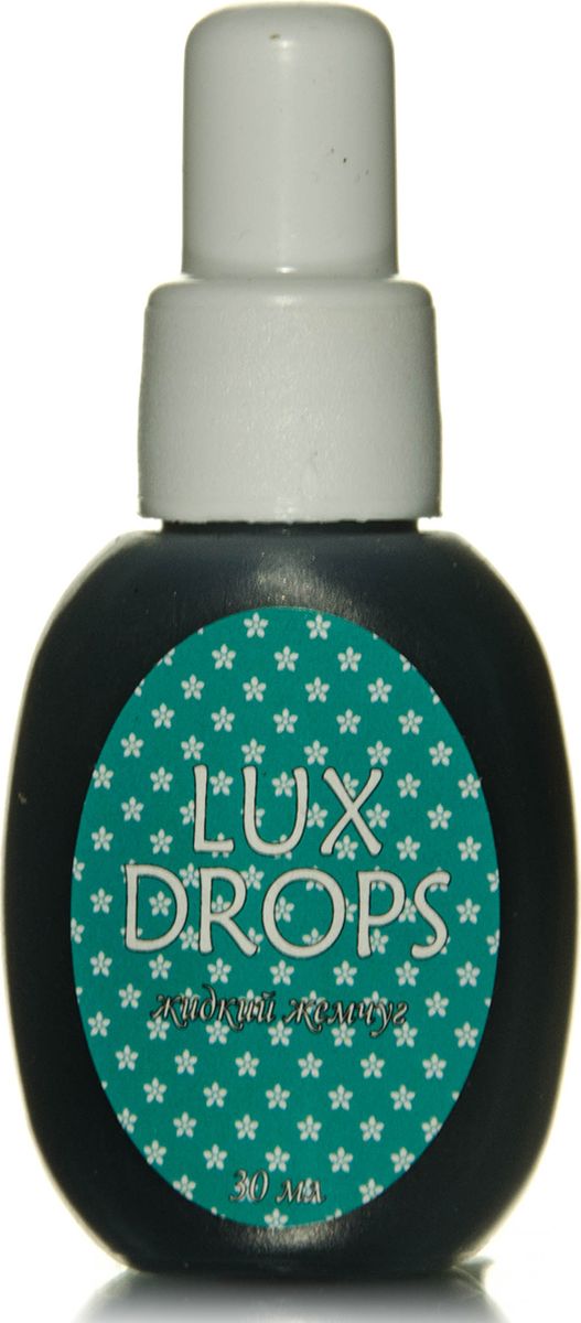 Luxart Краска для декорирования Дропс цвет черный 35мл