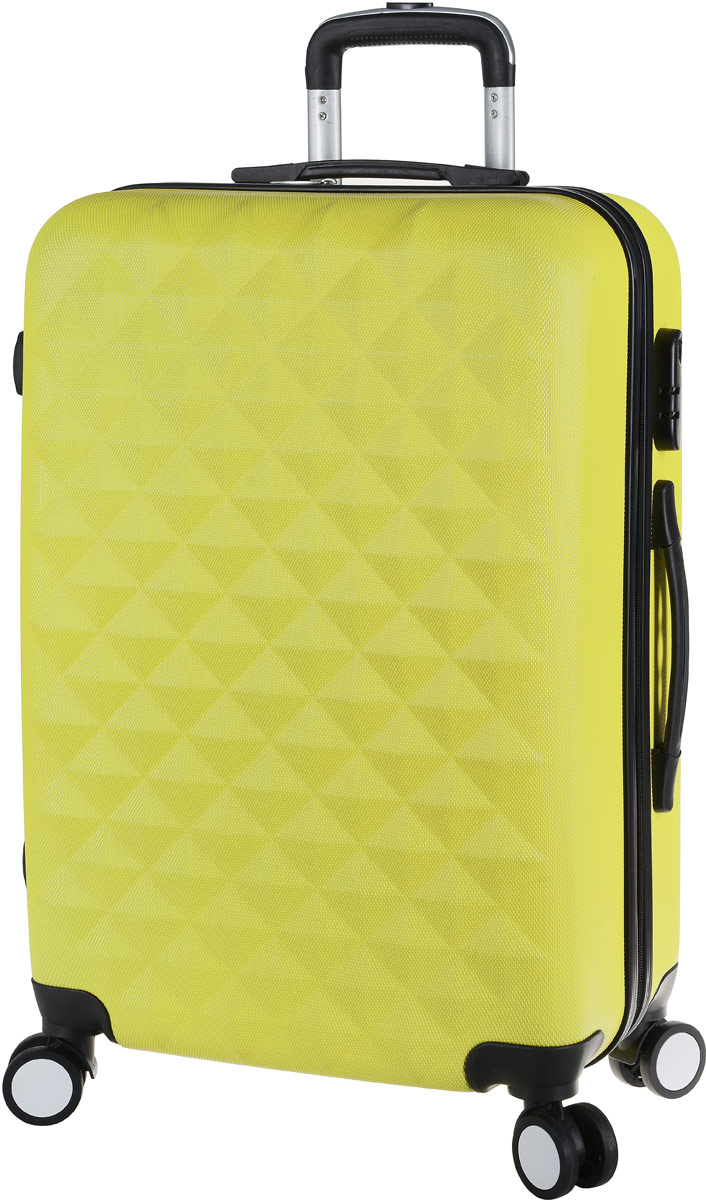 Чемодан Proffi, на колесах, цвет: желтый, 43 х 30 х 67 см, 60 л. PH8368PH8368yellow Чемодан Proffi, на колесах, цвет: желтый, 43 х 30 х 67 см, 60 л. PH8368PH8368yellowСтильный пластиковый чемодан Proffi прекрасно подойдет для путешествий и поездок. Выполнен из поликарбоната.Внутри имеется 2 отделения. Закрывается чемодан на молнию и кодовый замок.Для удобства транспортировки имеется выдвижная ручка, а также боковая ручка. Размер: 43 х 30 х 67 см.Вес: 4,3 кг. Объем: 60 литров.