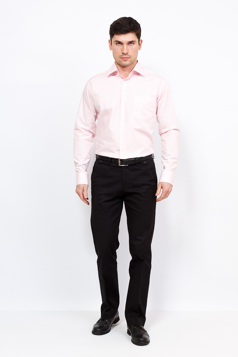 Рубашка мужская Casino, цвет: розовый. c600/1/rose/Z. Размер 40 (48-174/184)