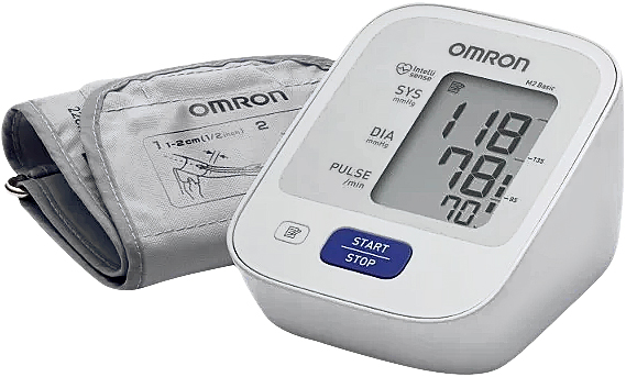 OMRON M2 Basic с адаптером HEM-7121-ARU измеритель артериального давления и частоты пульса автоматический