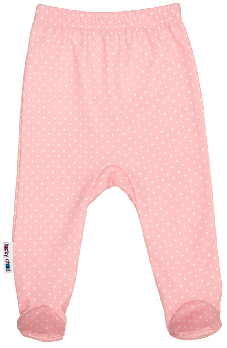 Ползунки детские Luky Child, цвет: розовый. А2-104. Размер 74/80