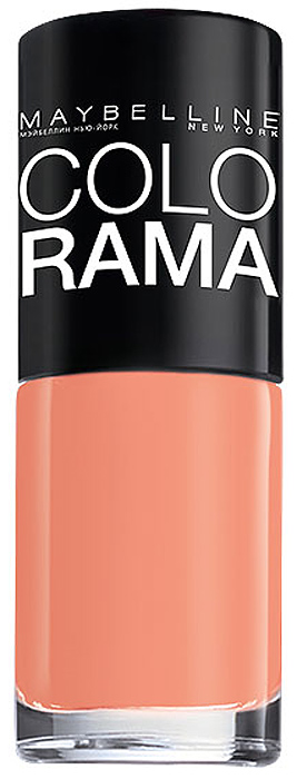 Maybelline New York Лак для ногтей Colorama, оттенок 310, Яркий персик, 7 млB2341003 Maybelline New York Лак для ногтей Colorama, оттенок 310, Яркий персик, 7 млB2341003Самая широкая палитра оттенков новых лаков Колорама.Яркие модные цвета с подиума. Новая формула лака Колорама обеспечивает стойкое покрытие и создает еще более дерзкий, насыщенный цвет, который не тускнеет. Усовершенствованная кисточка для более удобного и ровного нанесения, современная упаковка. Лак для ногтей Колорама не содержит формальдегида, дибутилфталата и толуола.