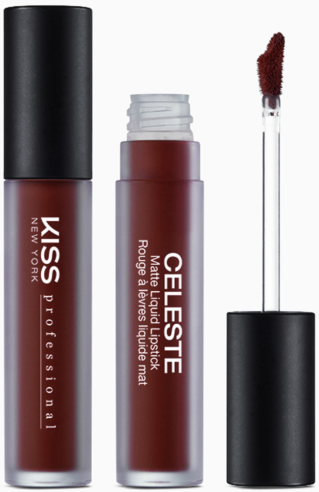 Kiss New York Professional Ультраматовая жидкая помада Celeste, Vampire, 4,5 гKMLS14 Kiss New York Professional Ультраматовая жидкая помада Celeste, Vampire, 4,5 гKMLS14Жидкая ультраматовая помада с интенсивной цветопередачей и высокой устойчивостью. Чистый цвет. Абсолютно матовый финиш. Роскошный бархатный матовый финиш и насыщенный цвет. Формула помады содержит пчелиный воск и белую глину(каолин)- обеспечивает равномерное нанесение текстуры. Кисть- аппликатор анатомичен форме губ. Средняя плотность покрытия без ощущениясухих губ. Кремовая отдушка.