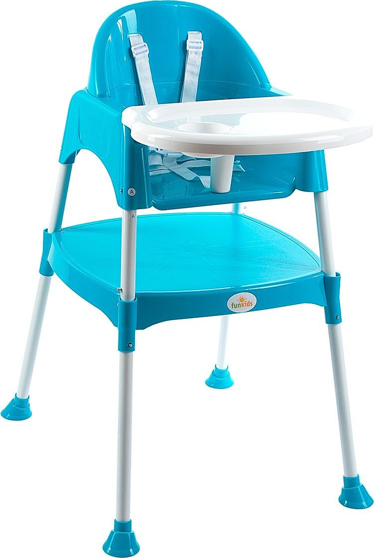 Funkids Стульчик для кормления Eat And Play 2 в 1 цвет синий