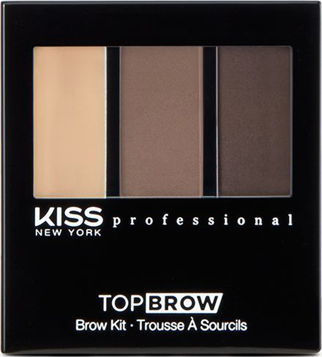 Kiss New York Professional Набор для моделирования и коррекции бровей Top brow, Brunette