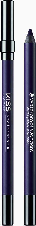 Kiss New York Professional Водостойкий контурный карандаш для глаз Waterproof Wanders, Rich deep blue, 1,2 г