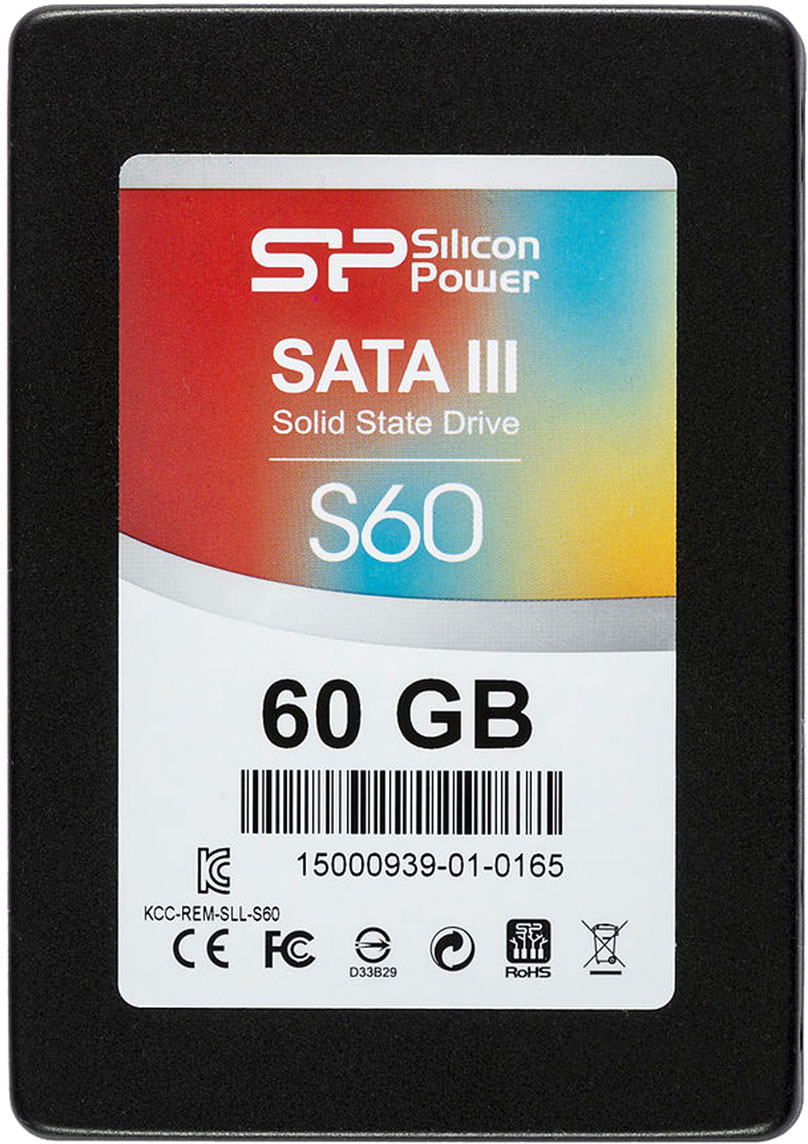 Silicon Power Slim S60 60GB SSD накопитель
