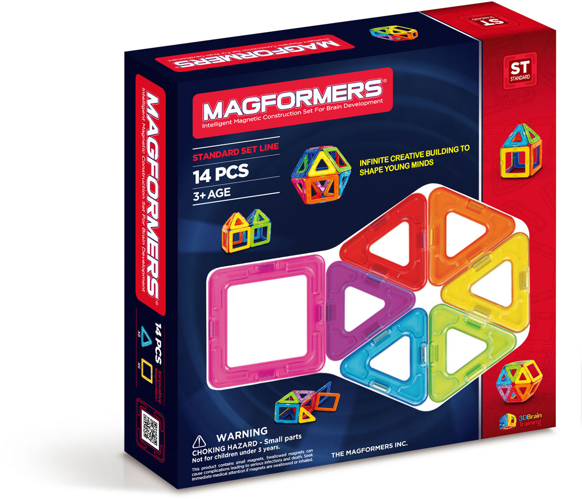 Magformers Магнитный конструктор Standart Set Line