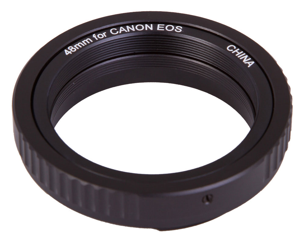 Sky-Watcher 67886 Т-кольцо для камер Canon M4867886 Sky-Watcher 67886 Т-кольцо для камер Canon M4867886Т-кольцо Sky-Watcher используется для астрофотографии. С помощью этого аксессуара вы сможете присоединить цифровую камеру к телескопу. Данная модель предназначена для камер Canon. Т-кольцо дает возможность присоединить камеру к любому редуктору фокуса 0,85x или корректору комы. Для соединения с другими видами астроаксессуаров может потребоваться Т-кольцо другого диаметра (обычно М42).