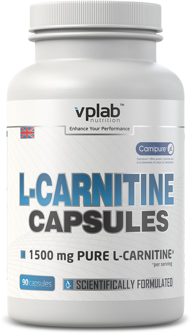 Карнитин (L-карнитин) VPLab L-Carnitine Capsules 90 капсул