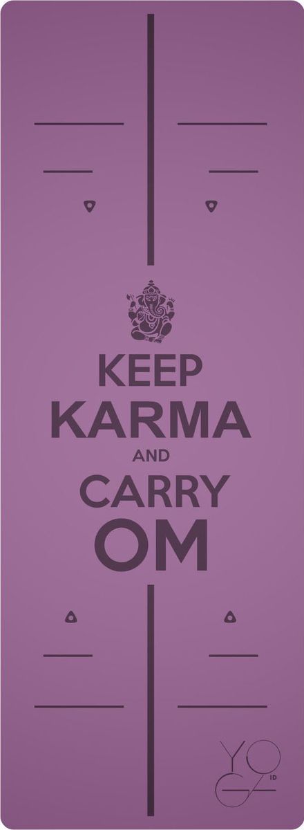 Коврик для йоги Yoga ID Karma, цвет: фиолетовый, 185 х 68 х 0,45 см0021 Коврик для йоги Yoga ID Karma, цвет: фиолетовый, 185 х 68 х 0,45 см00211. Эталон сцепления. Нескользящий коврик для йоги с революционным запатентованным покрытием NON SLIP. С доказано лучшими показателями сцепки на сегодняшний день на рынке. 2. Коврик с разметкой. Для новичков и самых педантичных йогов, которые стремятся к идеальной геометрии асан. 3. Стиль. Фирменные цвета и дизайны бренда YOGA ID. Рисунок-гравировка не стирается и не выгорает. 4. Вес. Коврик увеличенных размеров, обладающий весом стандартного каучукового. Характеристики: Размер: 185 x 680 мм. Толщина: 4,5 мм.Вес: 2,5 кг. Материал: натуральный каучук. В комплект входит переноска для коврика.