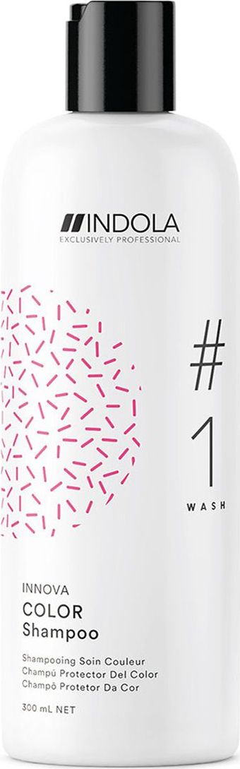 Indola Professional Шампунь для окрашенных волос Color #1 Wash Innova, 300 мл2206358 Indola Professional Шампунь для окрашенных волос Color #1 Wash Innova, 300 мл2206358Шампунь для окрашенных волос обогащенный Протеинами Шелка, запечатывает цвет внутри волоса и препятствует потери цвета на 90% даже после 30 применений . Формула с Пиксельной Технологией придает волосам непревзойденное качество волос и обеспечивает блеск.
