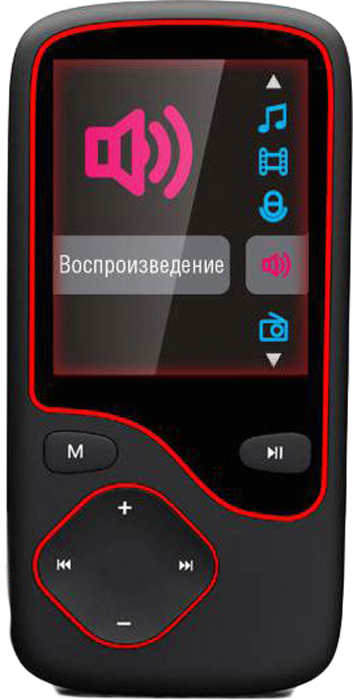 Digma Cyber 3L 4Gb, Black Red MP3-плеер