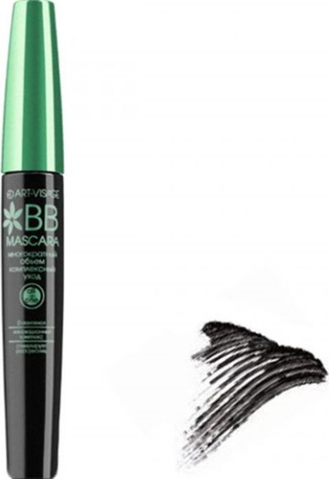 Art-Visage Тушь для ресниц ВВ-mascara, черная, 13 мл039713 Art-Visage Тушь для ресниц ВВ-mascara, черная, 13 мл039713Эксклюзивная формула BB MASCARA: уход + невероятный объем! ИНТЕНСИВНЫЙ УХАЖИВАЮЩИЙ КОМПЛЕКС из натуральных ингредиентов превосходно ухаживает за ресницами: Гидролизованный кератин – действует как строительный материал для ресничек, заполняет поврежденную структуру, восстанавливает кератиновый слой. Ресницы становятся прочными, толстыми, растут быстрее. Масло жожоба – уникальное, не имеющее себе равных по химическому составу масло, укрепляет ресницы «изнутри», делает их сильными, упругими. Незаменимо для слабых, ломких ресниц. Масло оливы и масло какао – интенсивно питают и увлажняют ресницы. Д-пантенол (провитамин B5) – придает блеск и эластичность, способствует росту ресниц. Ягодный и карнаубский воски – придают невероятно эффектный, многократный объем. Факт! Удовольствие выбора оттенков туши: серый, коричневый оттенки – для мягкого, естественного макияжа.