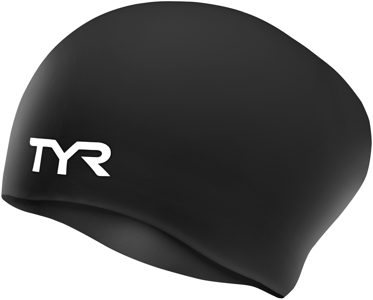 Шапочка для плавания Tyr Long Hair Wrinkle-Free Silicone Cap, цвет: черный. LCSLLCSL Шапочка для плавания Tyr Long Hair Wrinkle-Free Silicone Cap, цвет: черный. LCSLLCSLСиликоновая шапочка TYR Long Hair Wrinkle Free – изготовлена из высококачественного материала устойчивого к воздействию хлорированной воды, что гарантирует долгий срок службы. Материал шапочки не вызывает раздражения кожи и других аллергических реакций. Ассиметричный дизайн шапочки специально разработан для людей с длинными волосами (они не будут зажиматься или стягиваться, их можно аккуратно убрать назад). Прекрасный вариант для тренировок в бассейне.